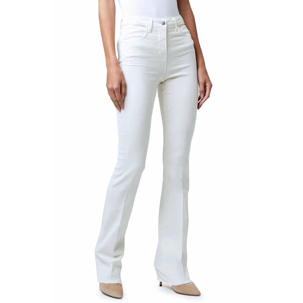 NWOT A.L.C.  Charlie Denim Pants Straight Leg Jeans White Women's Size 30 $348